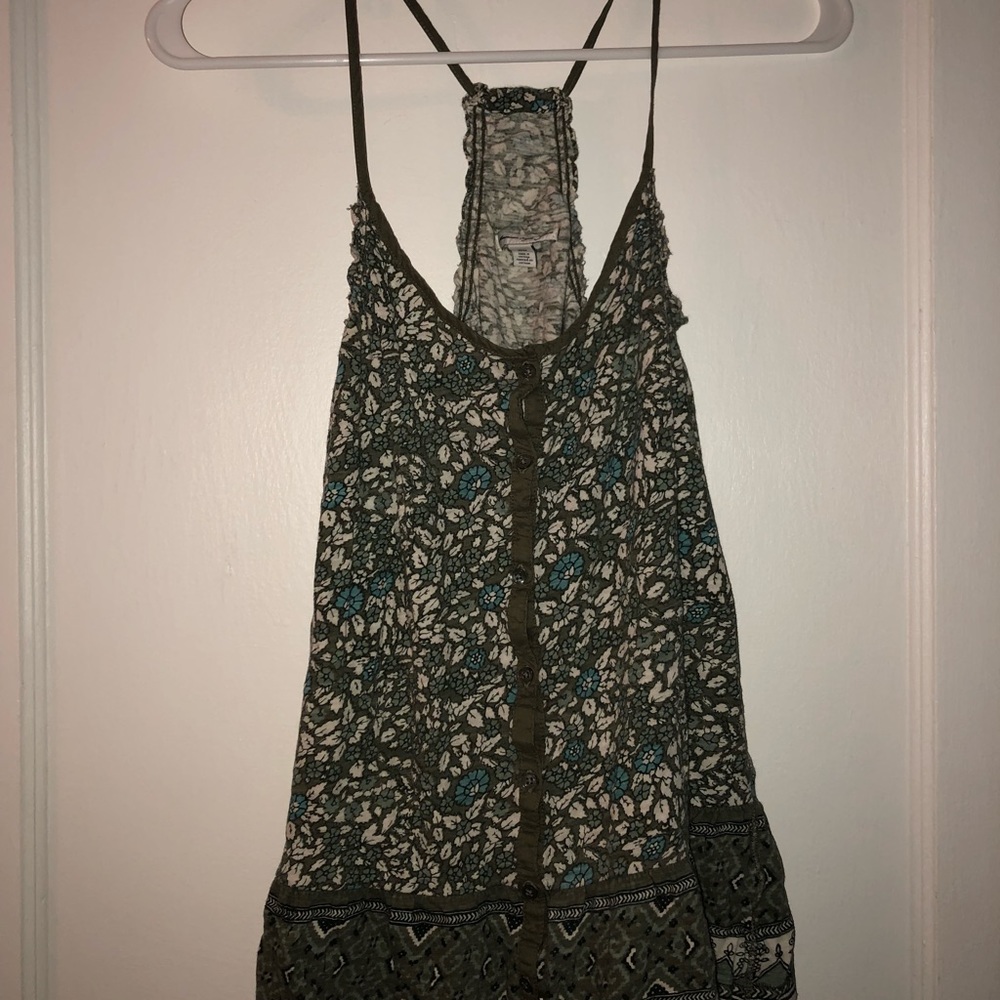 American Eagle Button Down Tank
